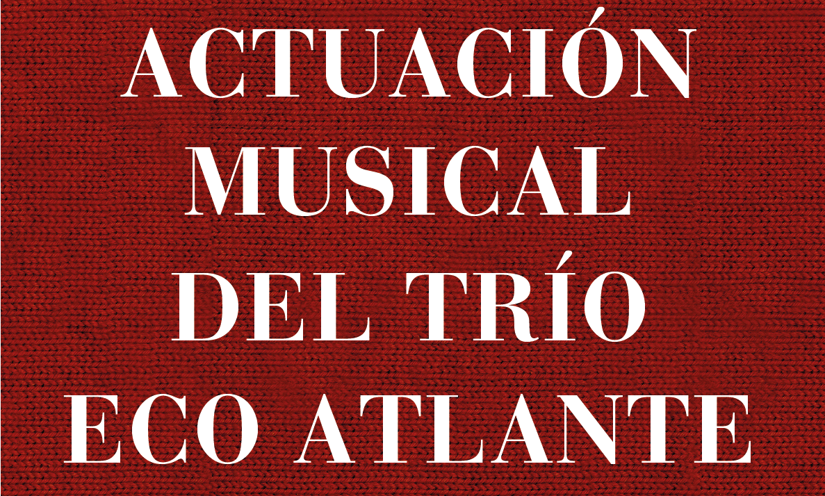 Actuación musical del trío Eco Atlante